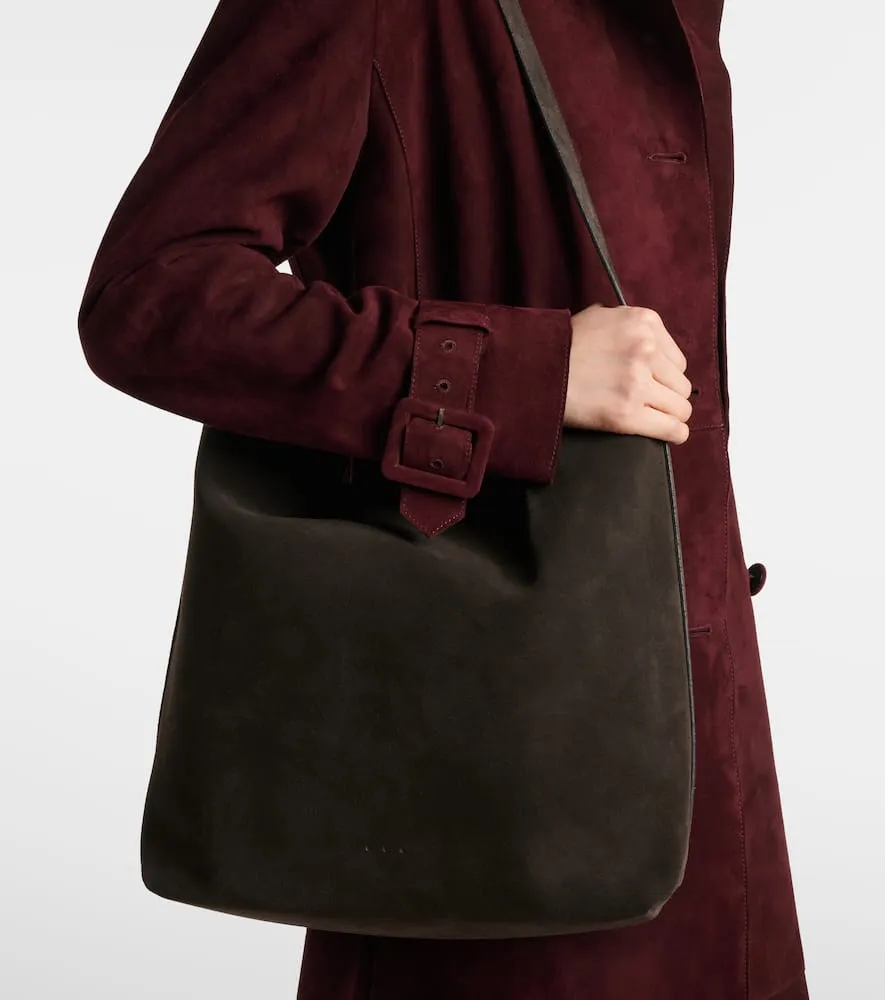 Aesther Ekme Sac Large suede bucket bag