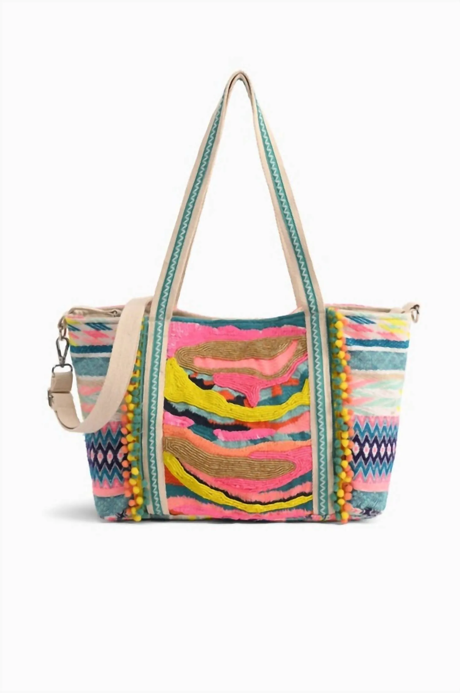 America & Beyond - Women's Daphne Embellished Crossbody Bag