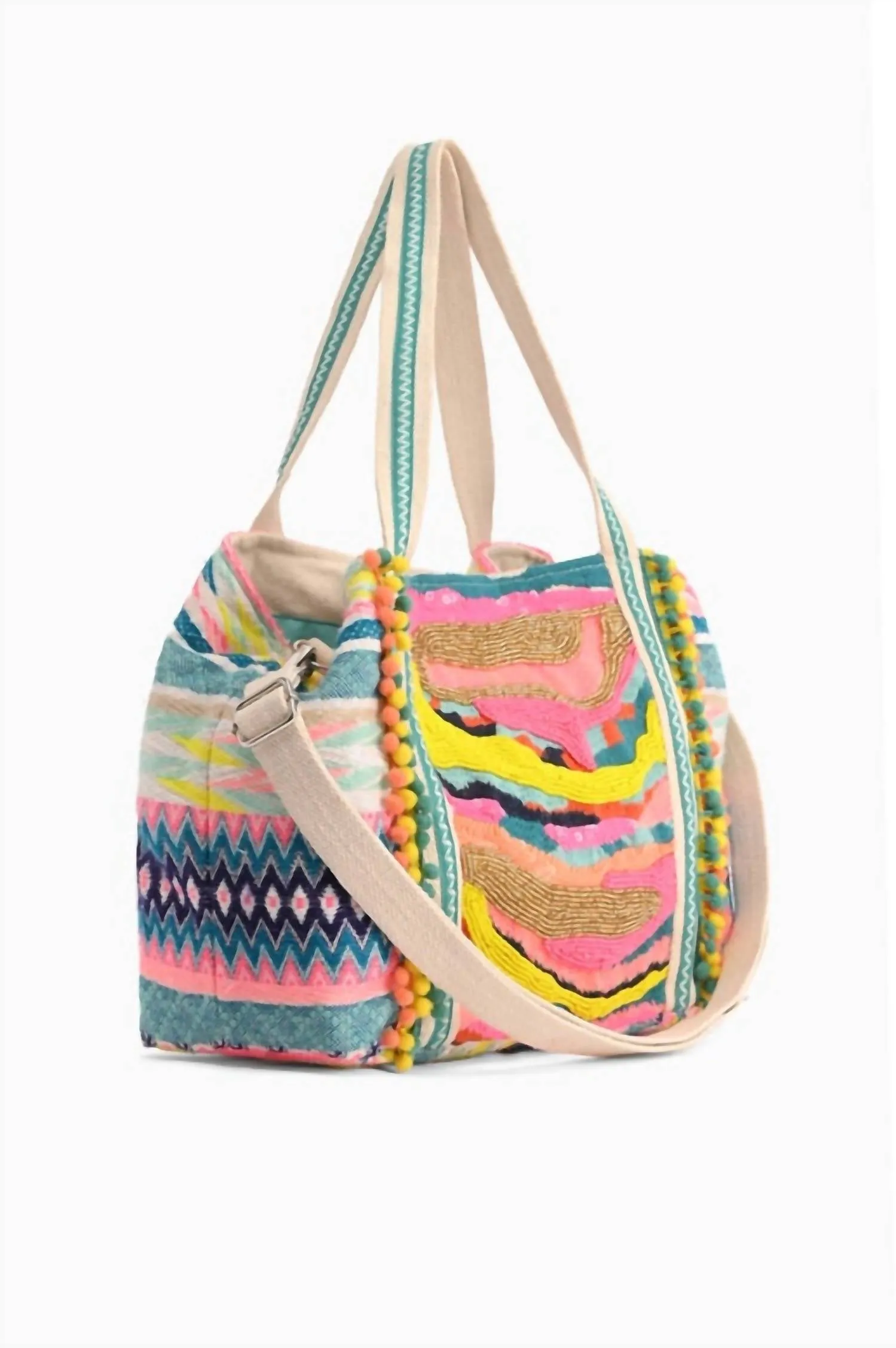 America & Beyond - Women's Daphne Embellished Crossbody Bag