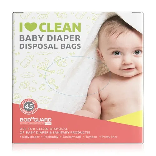 BodyGuard Baby Diaper Disposal Bag - 45 Bags