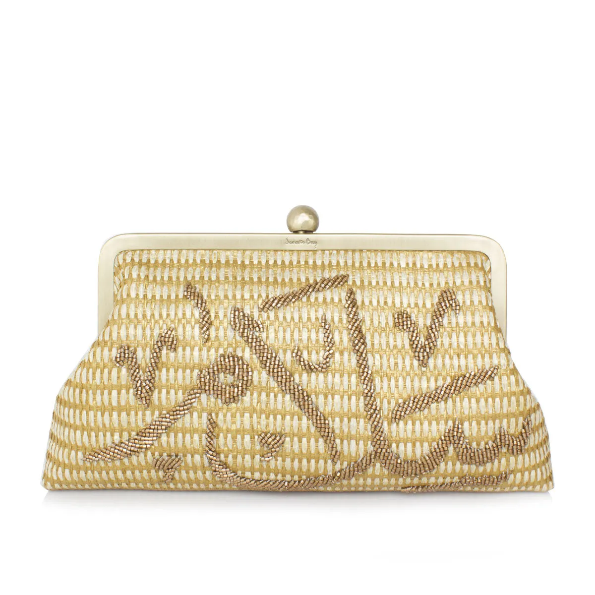 CALLIGRAPHY GOLD ON GOLD SALAM CLASSIC BAG