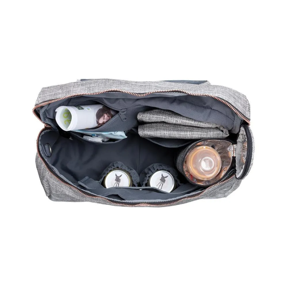 Lassig GlamDiaper Bag in Anthracite Glitter