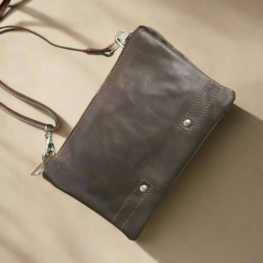 Leather Crossbody Bag - KALGHI