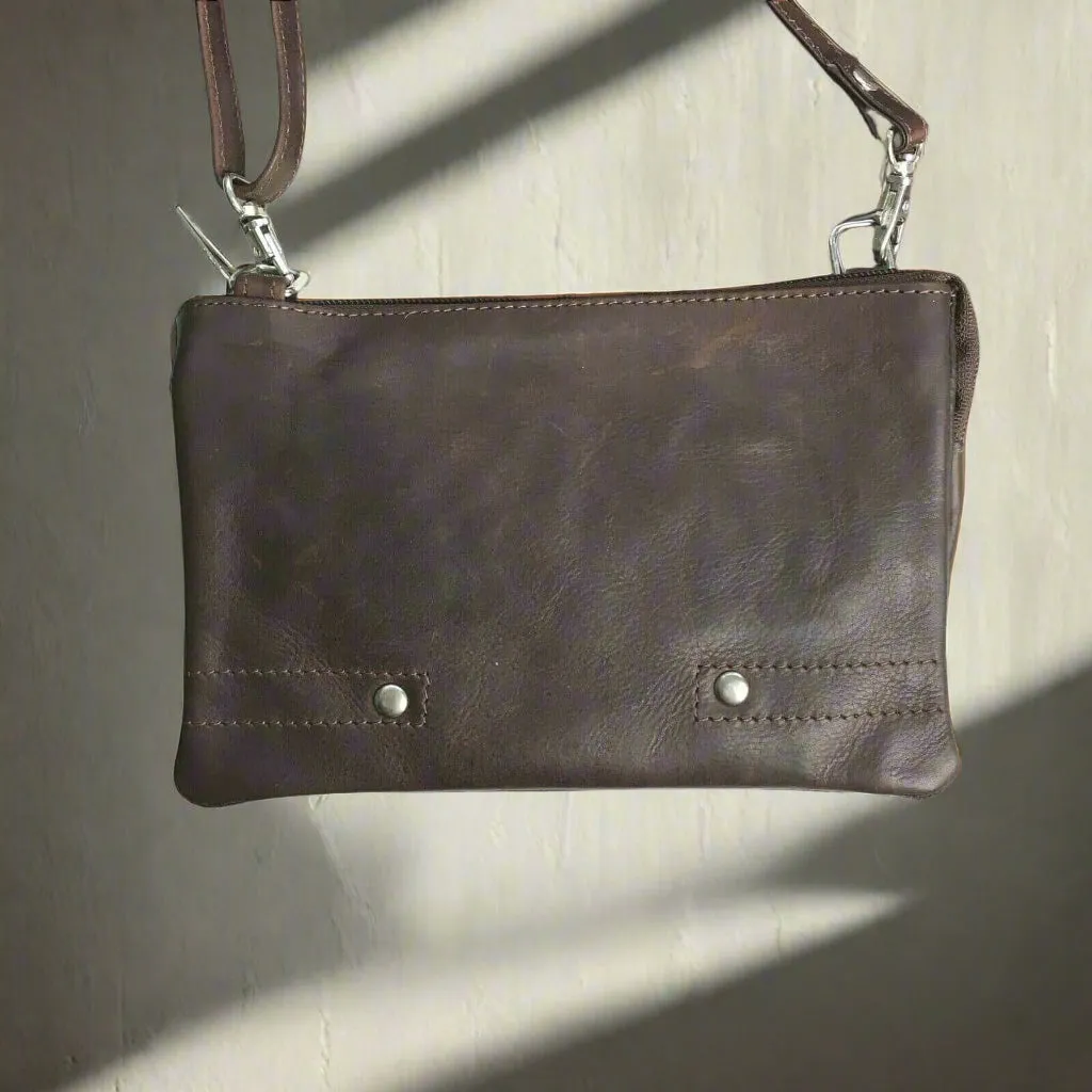 Leather Crossbody Bag - KALGHI