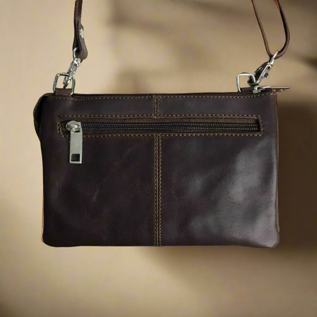Leather Crossbody Bag - KALGHI