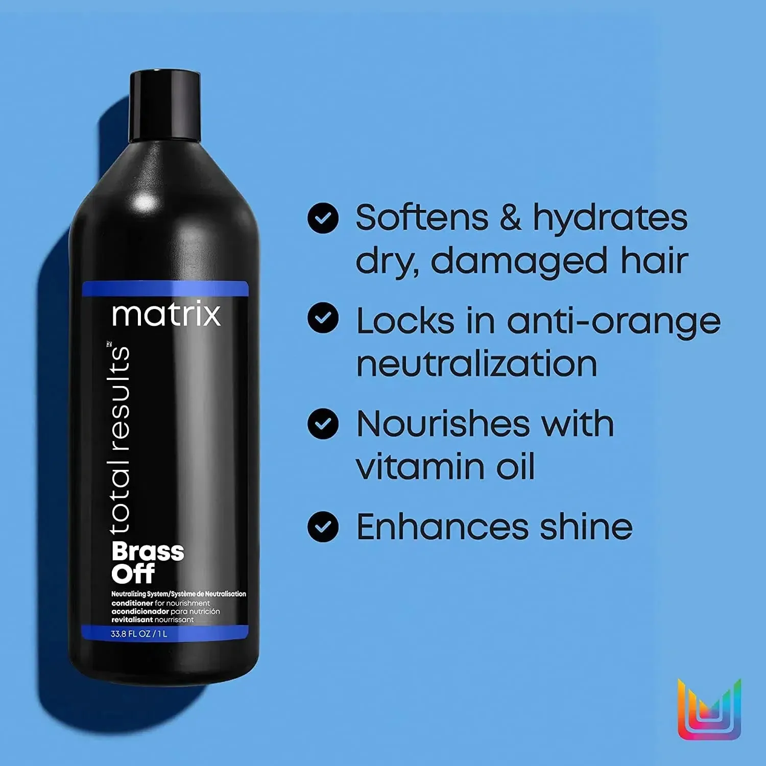 Matrix Total Results Brass Off Shampoo & Conditioner Duo 1L