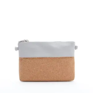 Nicole Pouch Small - Grey/Cork