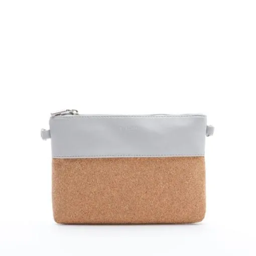 Nicole Pouch Small - Grey/Cork