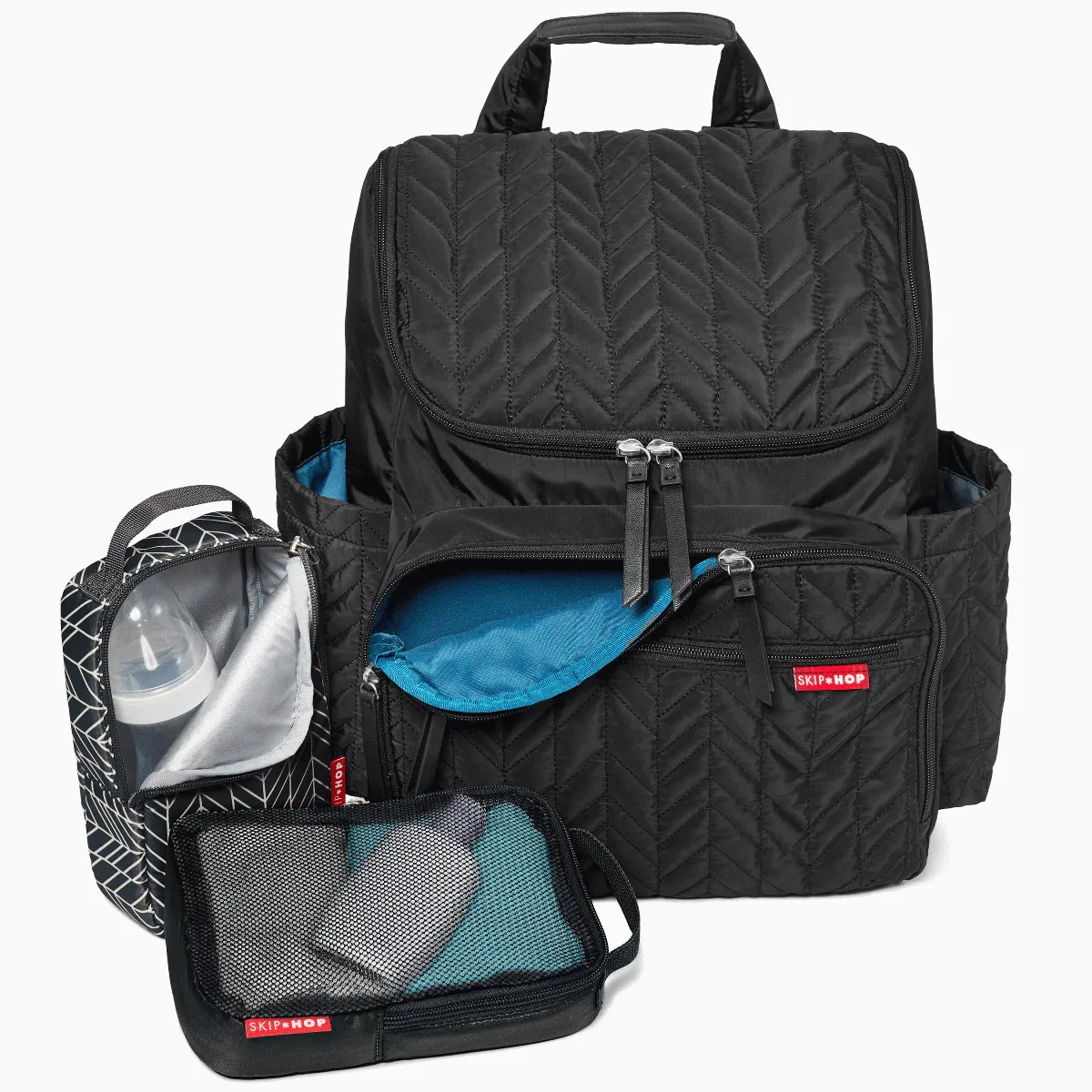 Skip Hop Forma Backpack Jet Black - Diaper Bags For Ages 2-4 Years