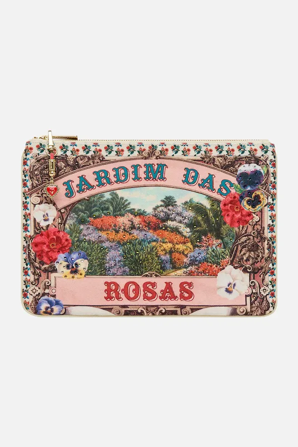 SMALL CANVAS CLUTCH