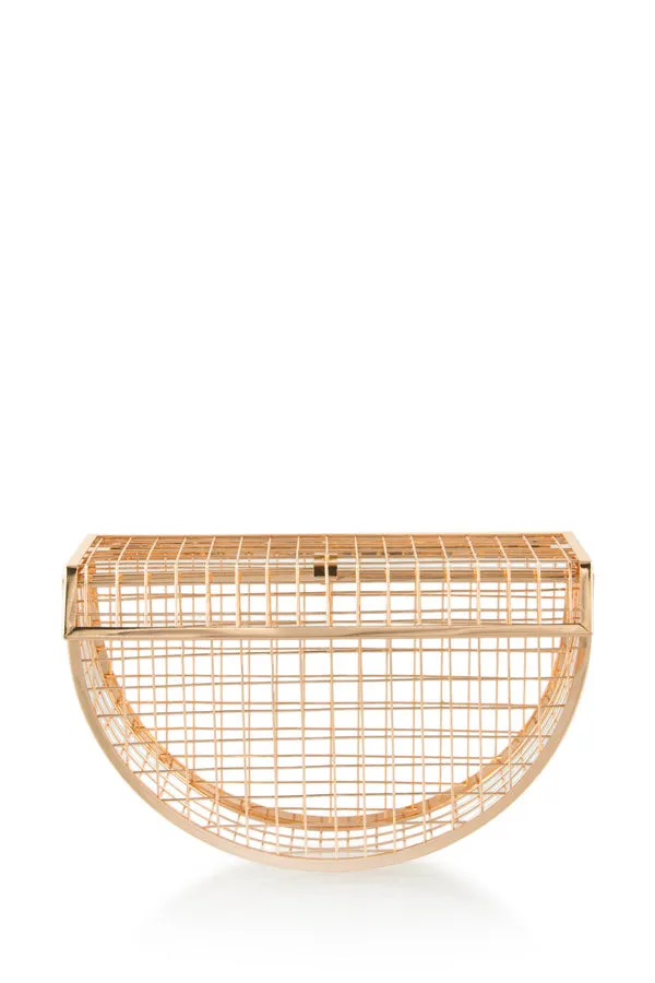 Toya Cage Moon Clutch
